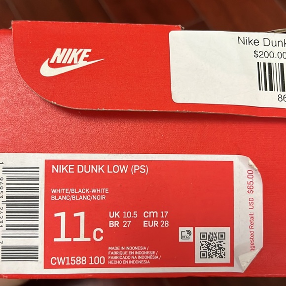 Kids Nike dunk low panda - Picture 8 of 8